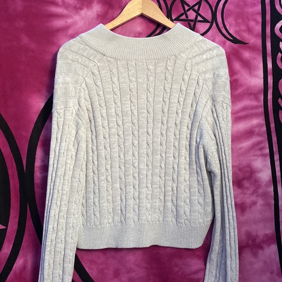 Grey zip sweater from Garage - Picture 3 of 3